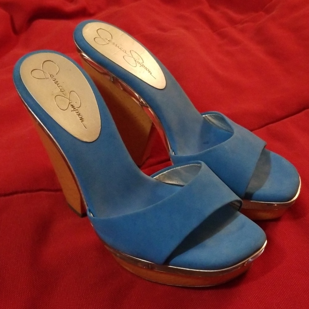 Jessica Simpson Suede Clogs